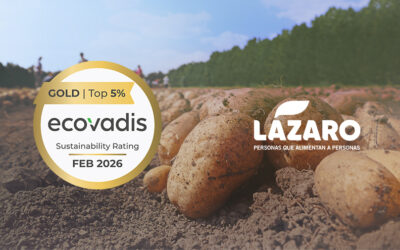 Patatas Lázaro logra la Medalla de Oro de EcoVadis y se posiciona entre las empresas más sostenibles del mundo